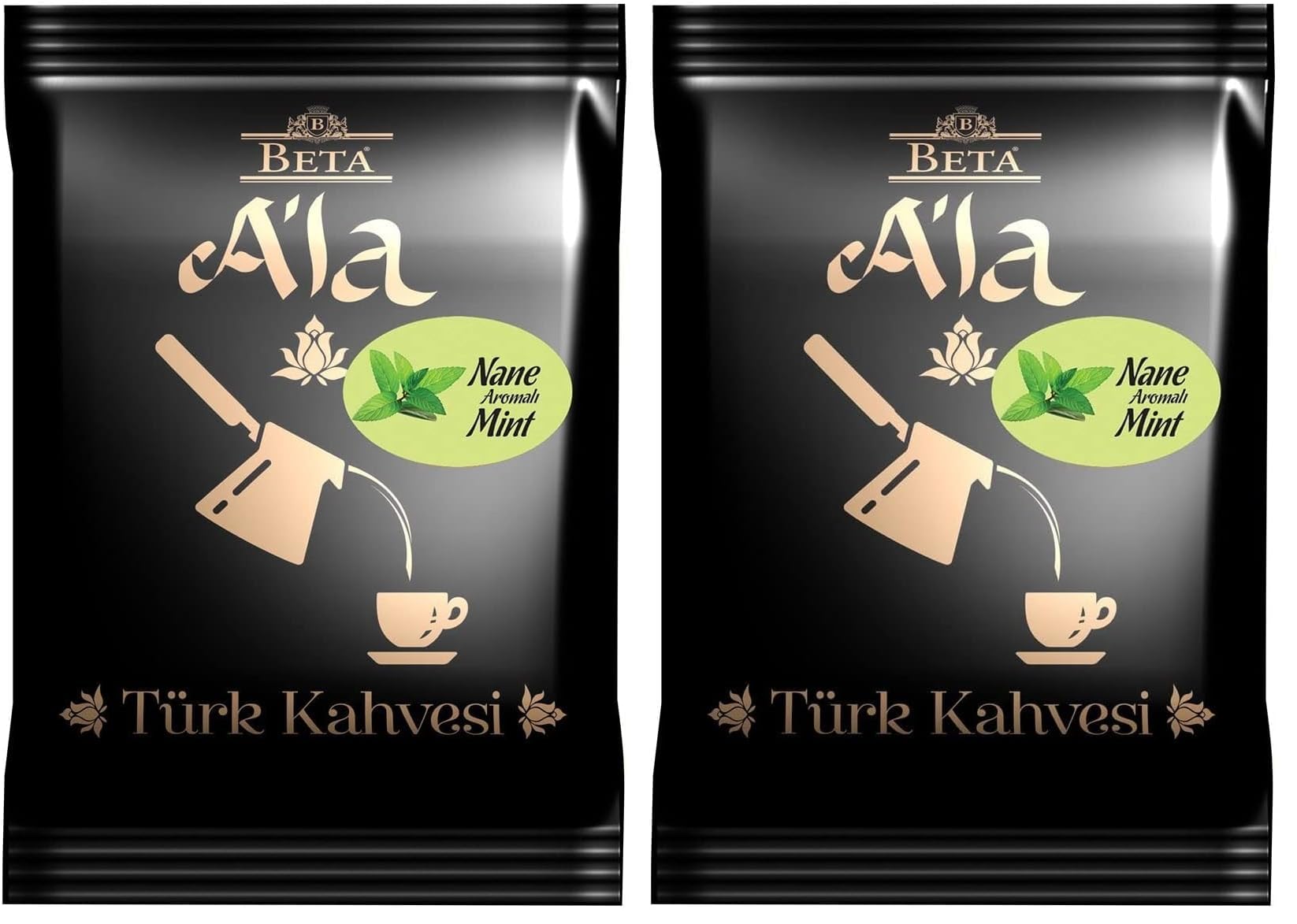Beta A'La Nane Aromalı Türk Kahvesi Metalize Poşet 100 Gr (2 paketi)