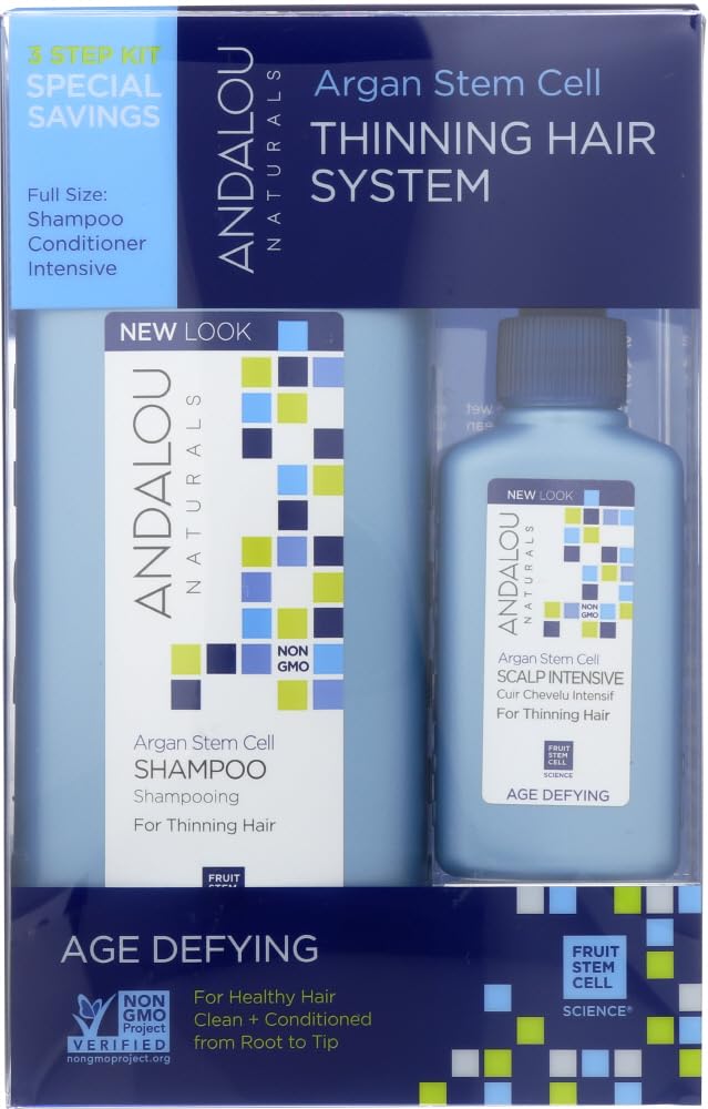 Andalou Naturals Age Defying Hair Treatment System 3Pc:00241