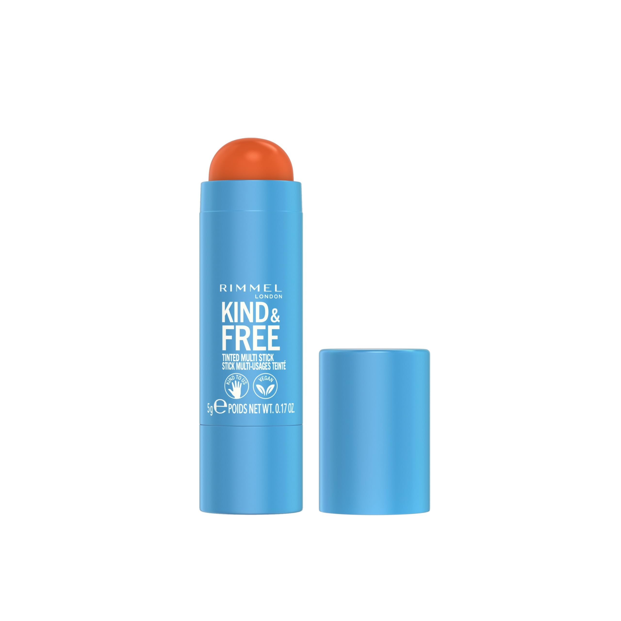 Rimmel London, Kind & Free, Multi-Stick, 004 - Tangerine Dream, 5g