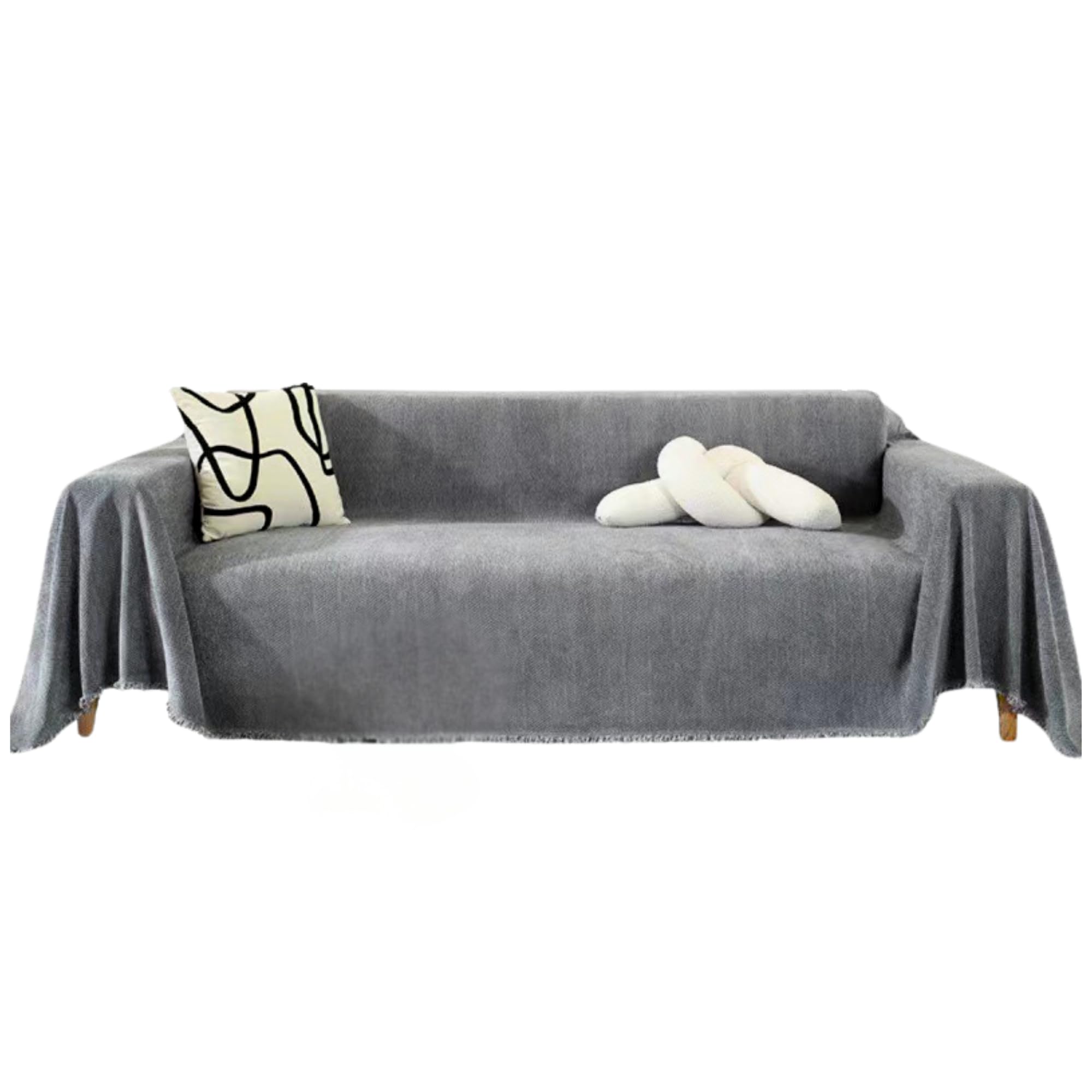 Housse de canapé anti glisse pour protéger les divans usés 180x340