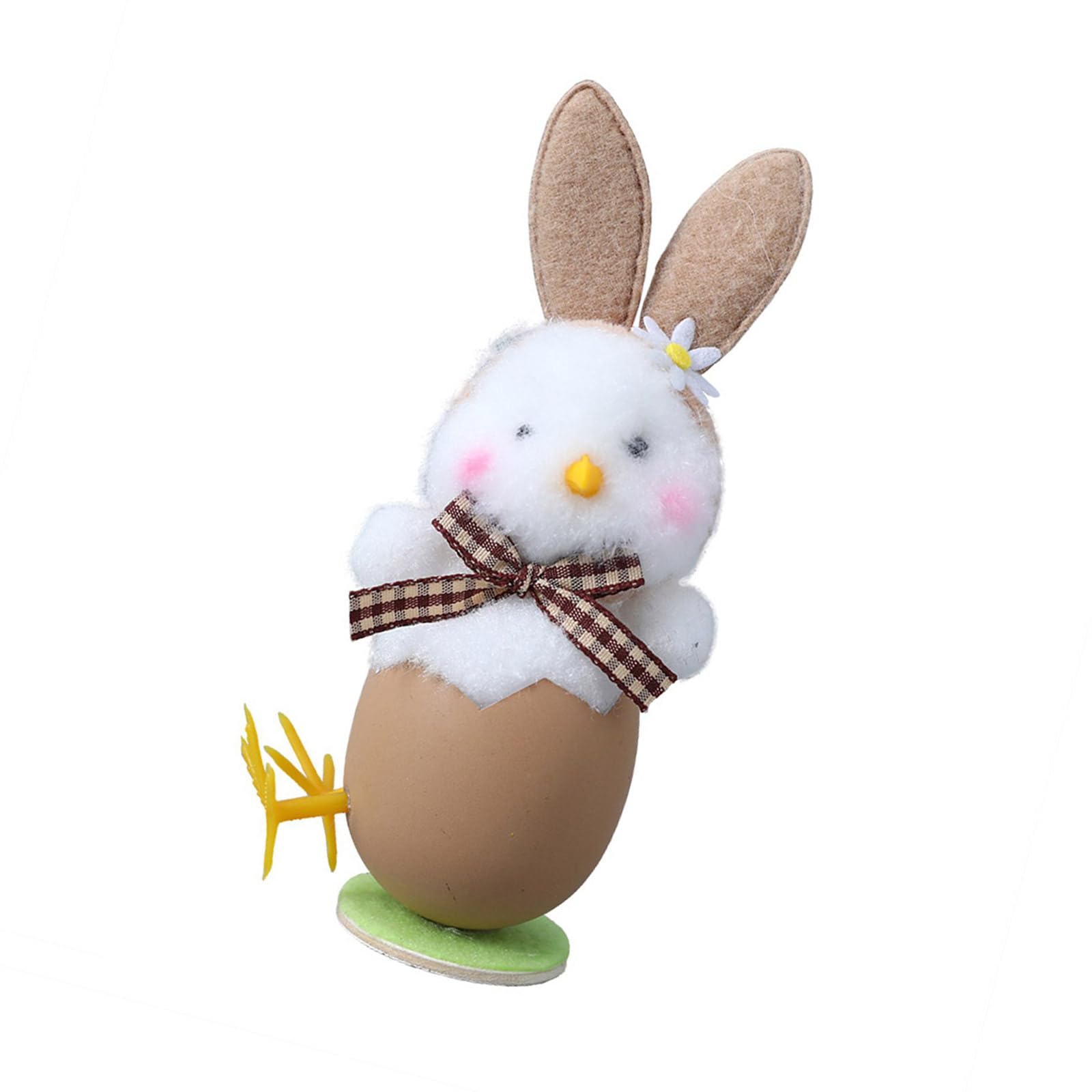 Jazuaiao Plush Chick with Rabbits Ears Plush Chick with Rabbits Ears Adornment Perfect for Easters and Festival Setting Kids Room Easters Ornament