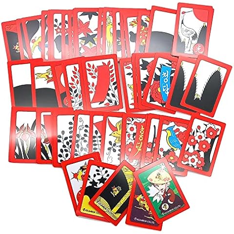 GARASANI Korean Flower Card Game Luxury Hwatu, Korean New Year Board Game Go-Stop, Godori 1Pcs Cover