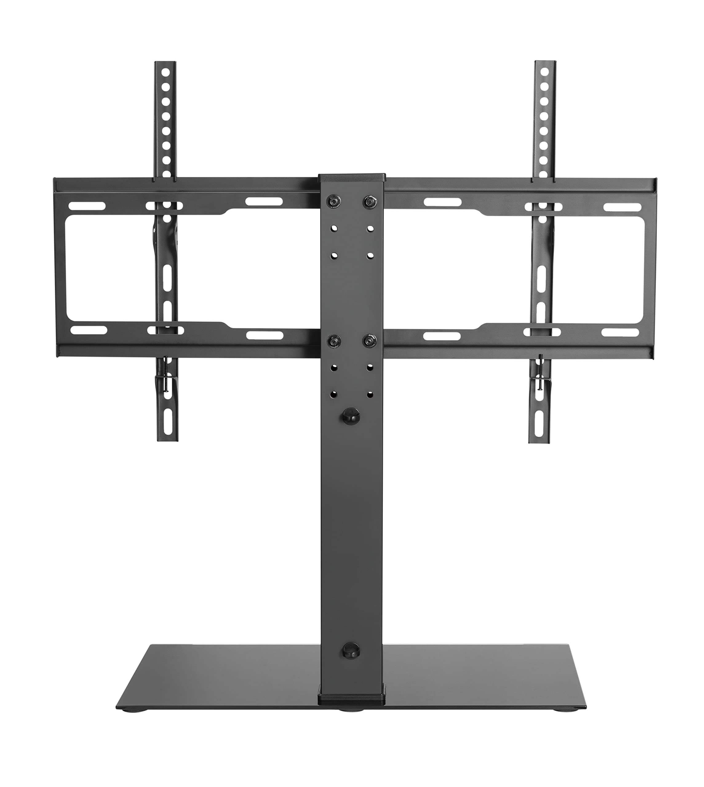 Alphason TV Stand, Stainless Steel, Black, 37-60