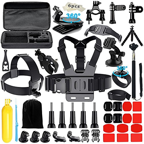 Iextreme Action Camera Accessories Bundle Kit for Gopro (48-in1)