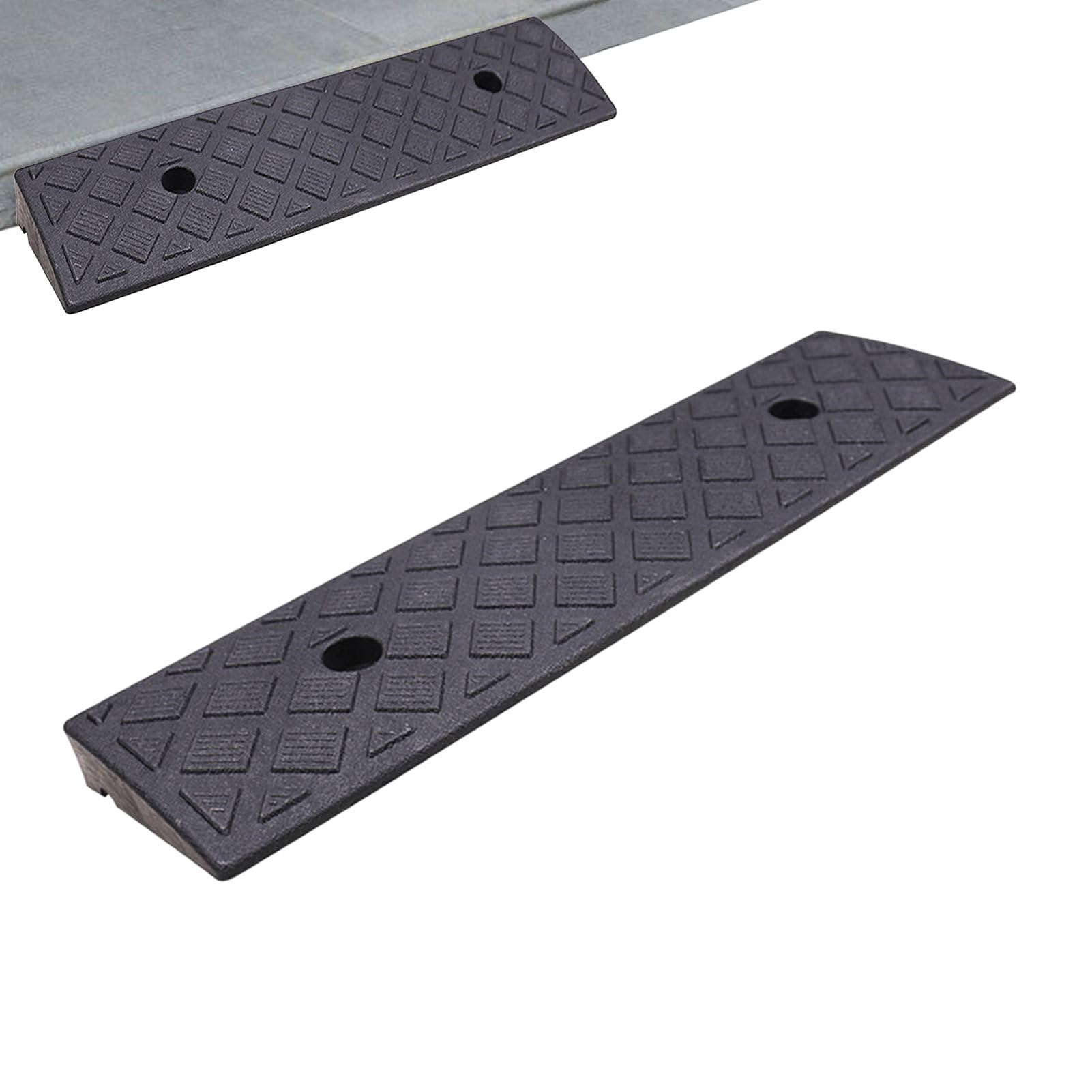 Tragbare Bordsteinrampe Aus PVC – Rutschfest, Für Rollstühle, Autos, Motorräder & Roller, Höhen 3/5/8 Cm
