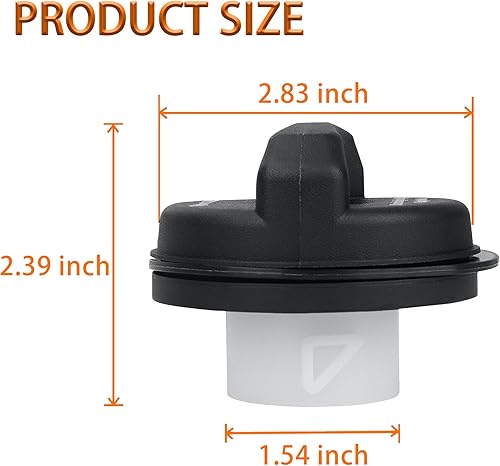 Miniatura 7 de FOKES Tapa de gasolina GT330, tapa del depósito de combustible para Chevy Silverado 1500 2500 3500 Avalanche Suburban Tahoe Traverse y GMC Acadia
