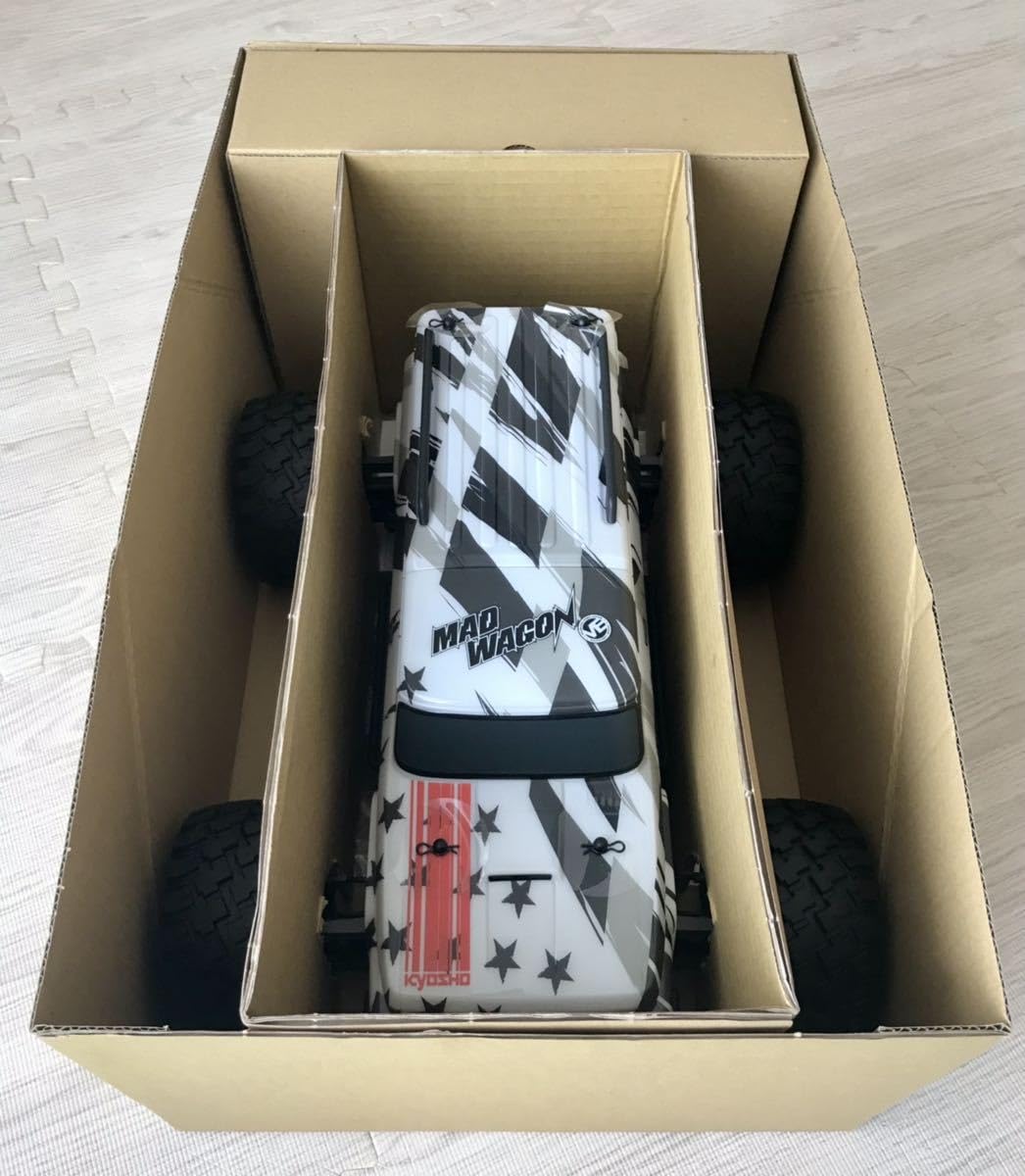 Amazon.co.jp: 京商 マッドワゴンVE 1/10 4WD モンスタートラック RTR