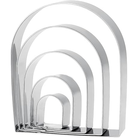 5 Pack Arch Cookie Cutter Set