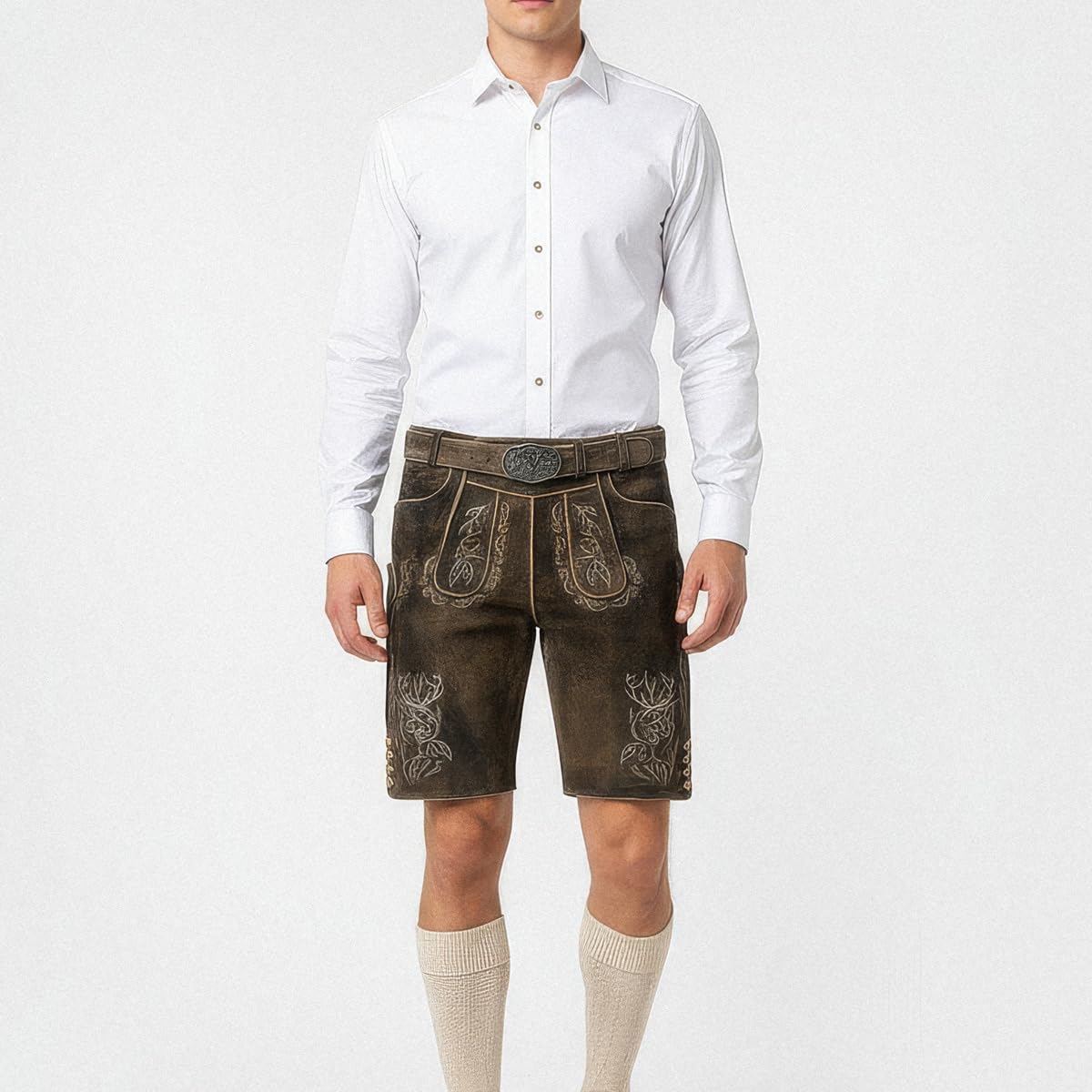 Stockerpoint Lederhose Lee Pantalón de Vestir para Hombre
