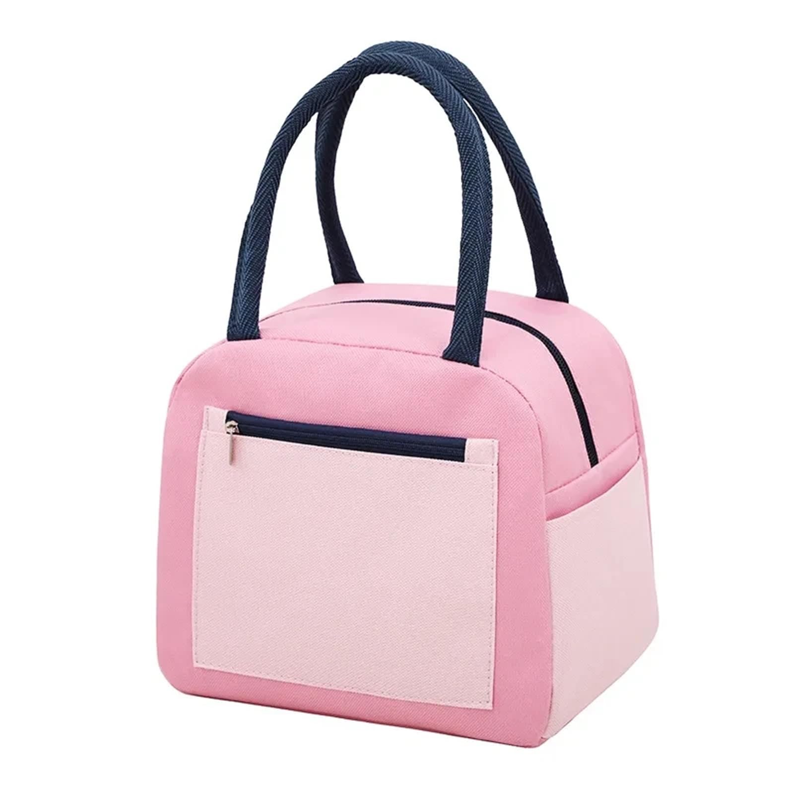 Bolsa De Almuerzo Bolsa de almuerzo portátil for mujer, bolsa de caja de almuerzo con aislamiento térmico, bolso enfriador, bolsa Bento impermeable, bolsos de hombro for comida de oficina, 2 uds. Para