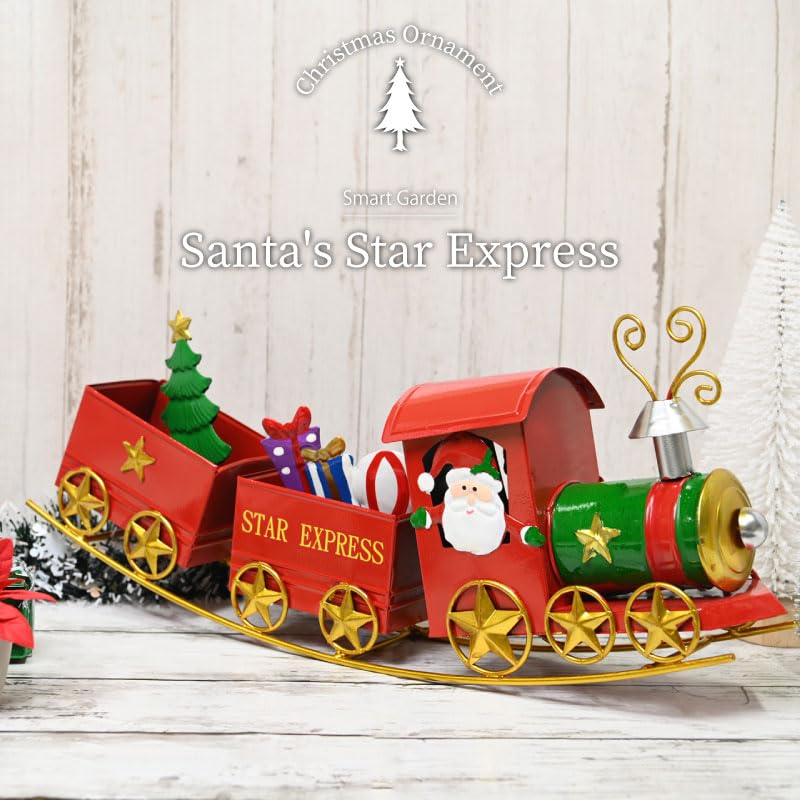 Amazon | 英国 Smart Garden クリスマスオブジェ サンタクロースの
