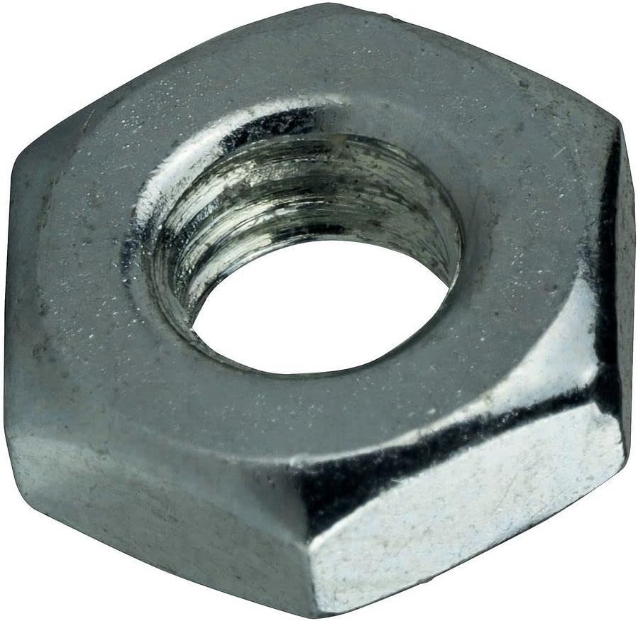 #2-56 Hex Machine Screw Nuts Grade 2 Zinc Plated Steel Qty 500