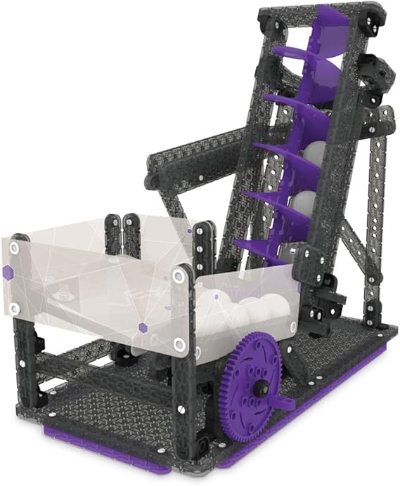 HEXBUG VEX Robotics Screw Lift Ball Machine, Purple, Black