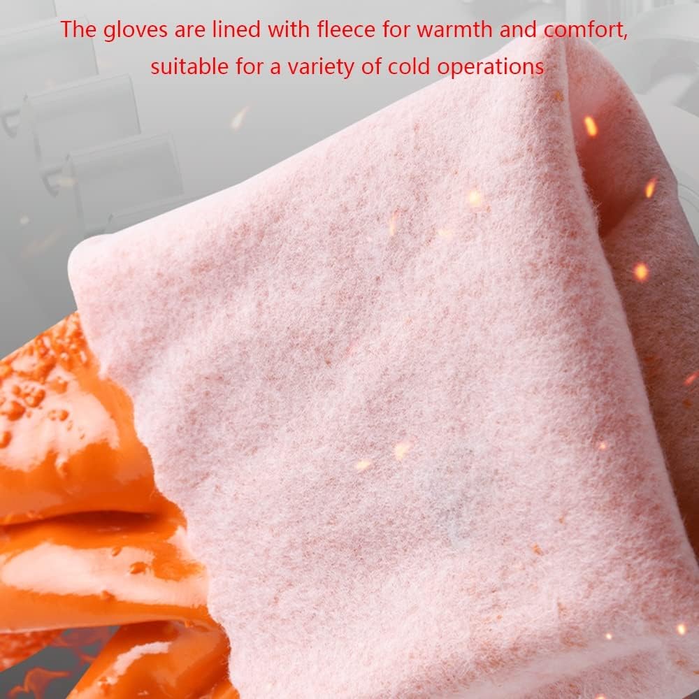 Gloves Warm Gardening Gloves, Anti-Puncture, with Extra Long Forearm Protection and Reinforced Palms and Fingertips, 10 Pairs