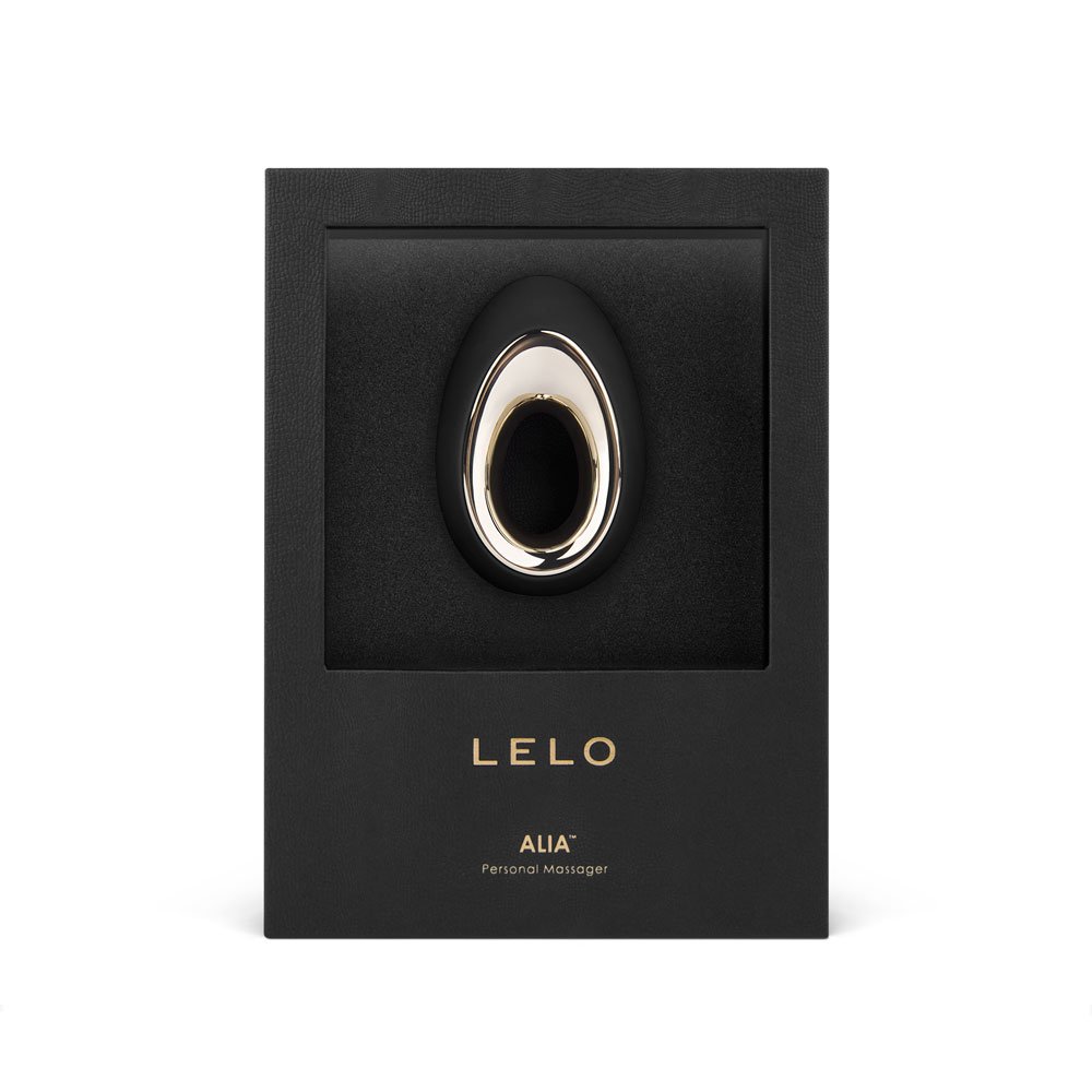 LELO ALIA Raffinato Vibratore Clitorideo, Nero - Un Sex Toy dalla forma insolita per stimolare il clitoride