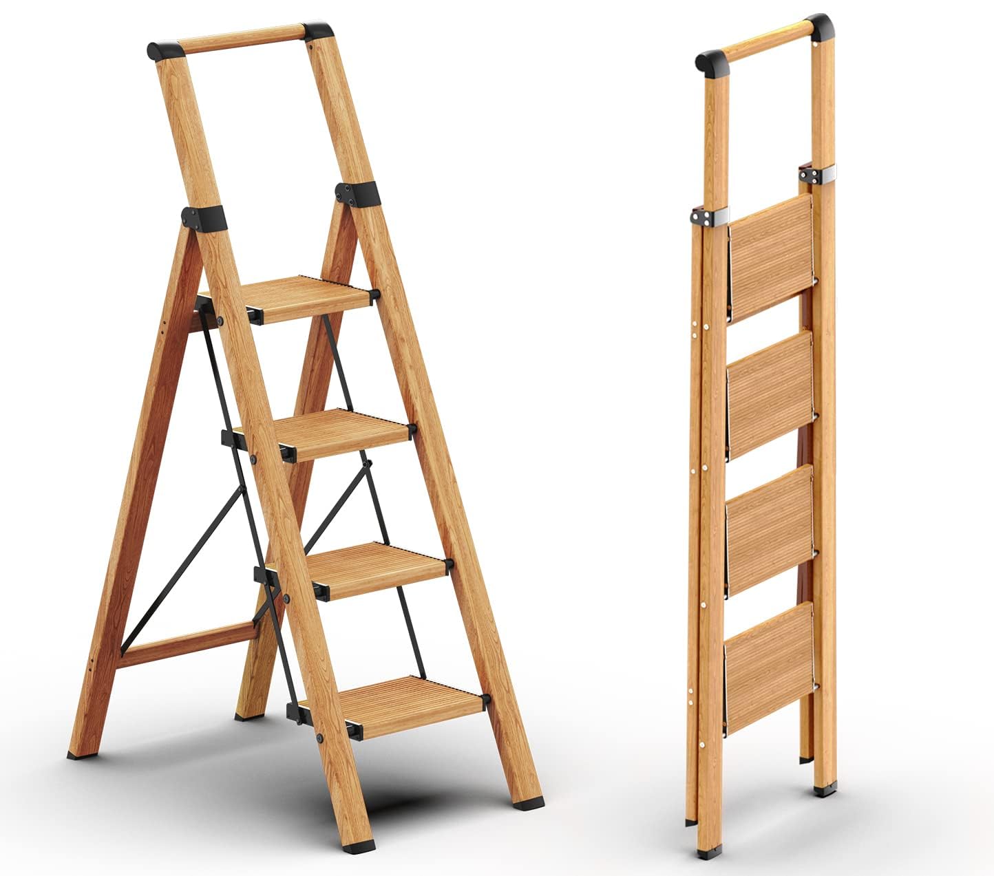 Photo 1 of ****FACTORY SEALED ****
GameGem 4 Step Ladder, Woodgrin