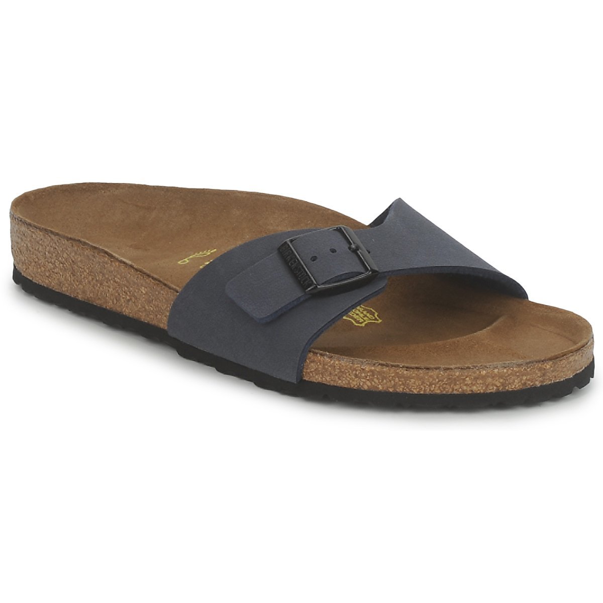 Birkenstock, Madrid Birko-Flor, Sandali, Unisex - Adulto, Blu (Navy), 40 EU (Normale)