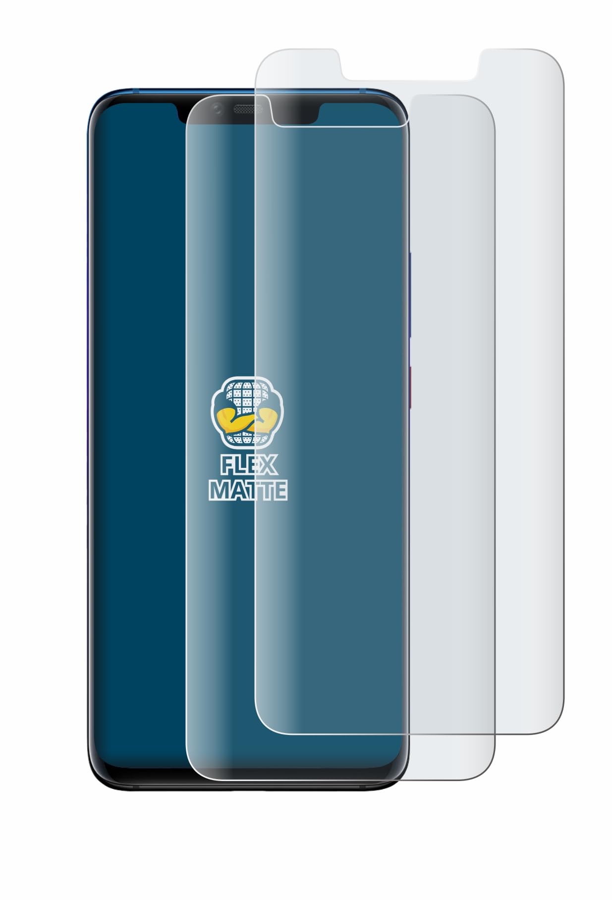 COVER per Huawei Mate 20 CUSTODIA SOFT TPU + PELLICOLA VETRO TEMPERATO CURVO 3D