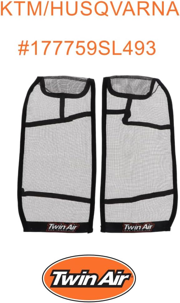 Radiator Sleeves For KTM & Husqvarna Dirt Bikes - Nylon-Coated Glass Yarn Mesh for Mud and Dirt Protection