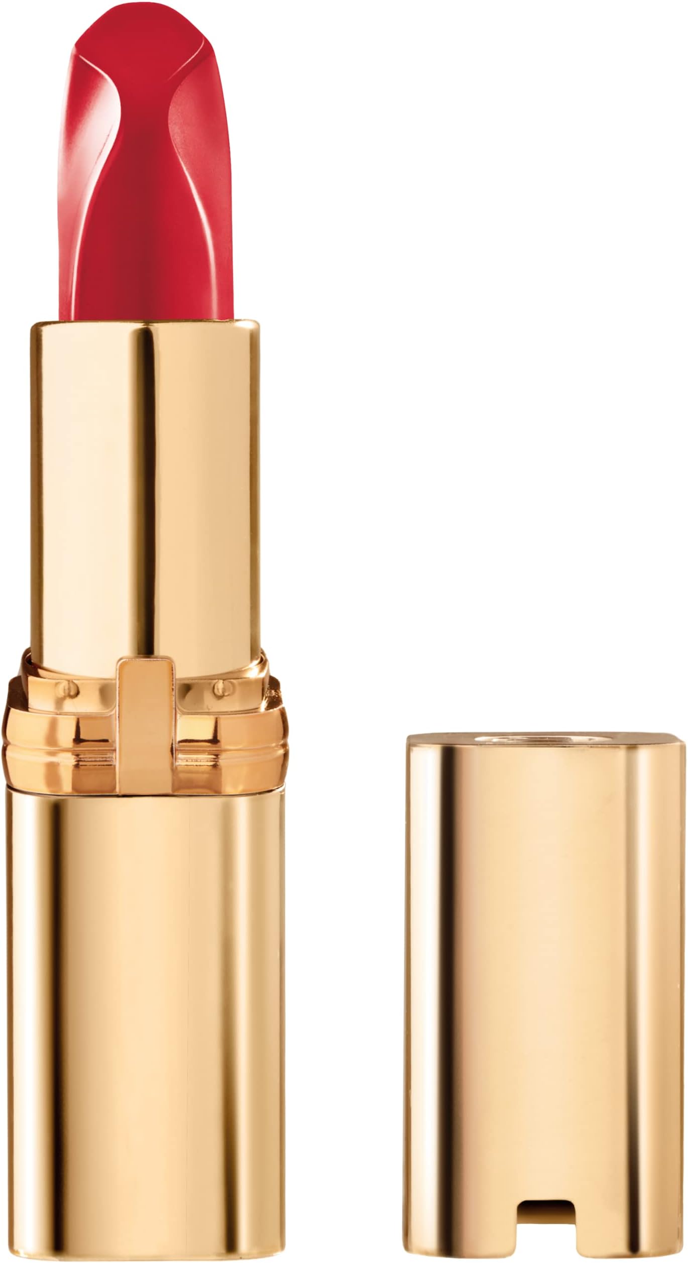 L’Oréal Paris L'Oreal Makeup Colour Riche Red Lipstick, Long Lasting, Satin Finish Smudge Proof Lipstick with Hydrating Argan Oil & Vitamin E, Lovely Red, 0.13 Oz