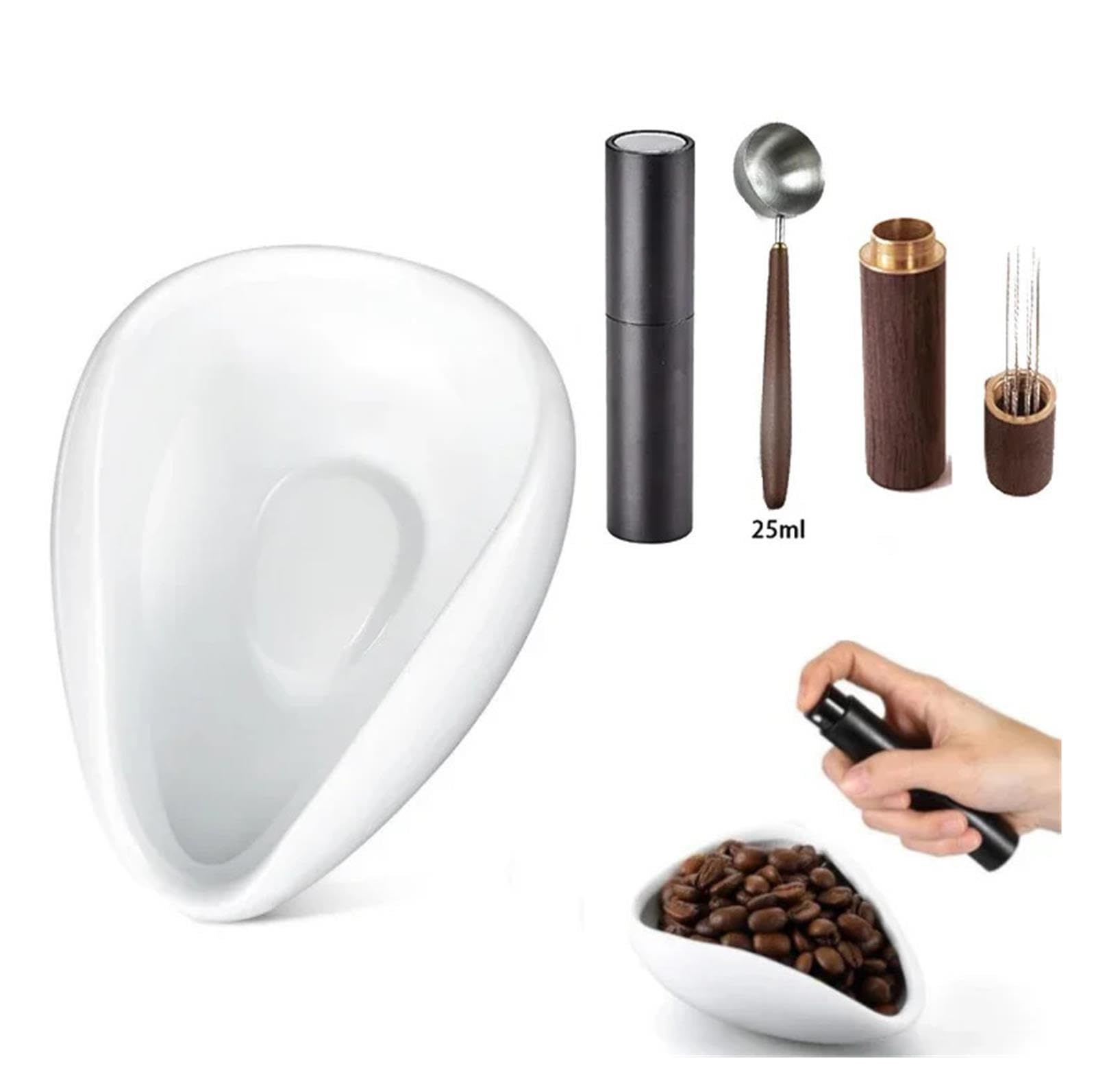 Set accessori caffe, compatibile con JUSTINLAU, tazza dosatrice e flacone