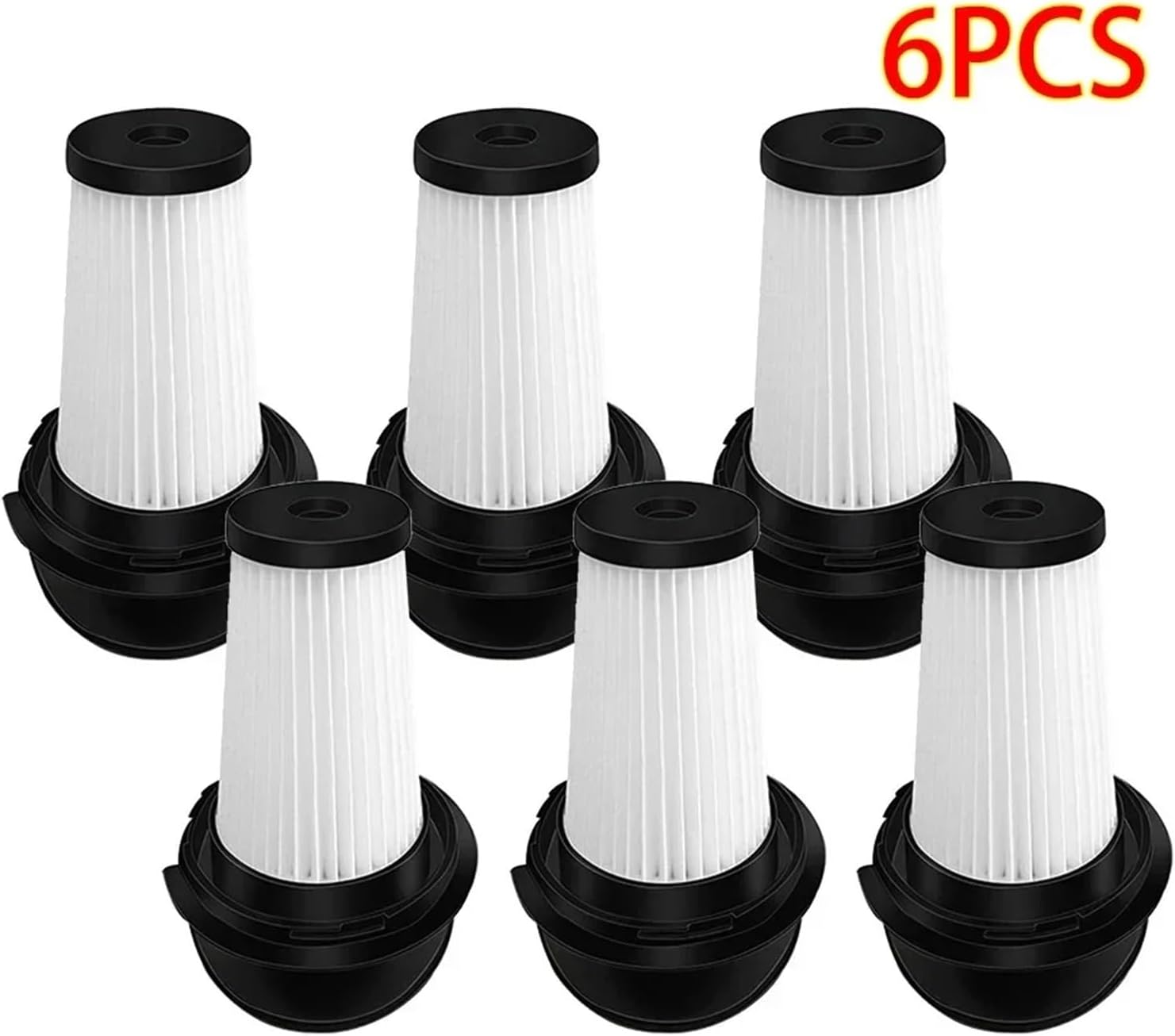 ZR005202 Filter, Compatible For Rowenta, X-Pert 160 RH72xx / X-Pert 3.60 RH69xx, Compatible For Tefal, TY723 Vacuum Cleaner Filter(6pcs)