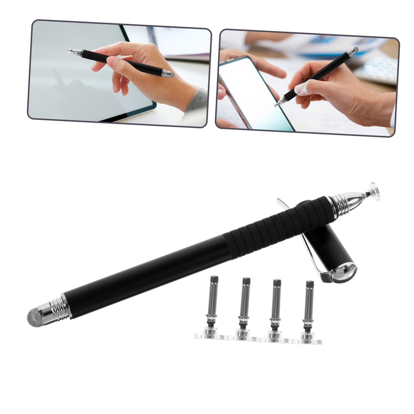 Artibetter 15stücke Stylus Set Für Touchscreen Teiliges Set Mit Schwarzem Stift Spitzeneinsätzen Für Tablets Und Smartphones Präzises Schreiben Und Zeichnen