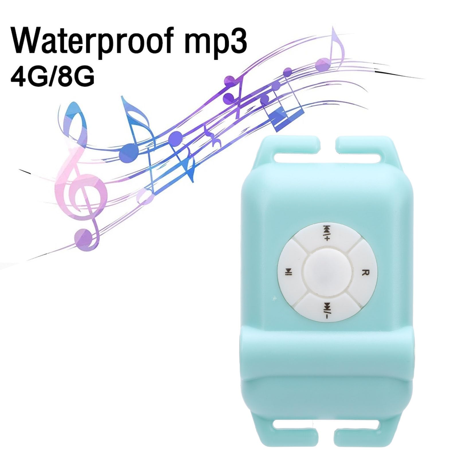 Swimming MP3 Player, ABS IPX8 Water MP3 Music Player mit (8GB)