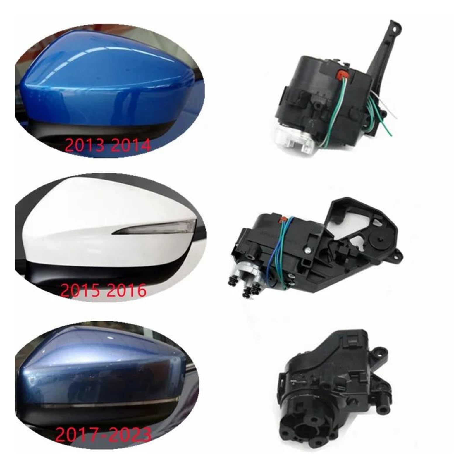 Außenspiegel für Mazda Für CX5 Für CX-5 2013 2014 2015 2016 2017 2018 2019-2023 Stellantrieb Motor Zusammenklappbar Seitenspiegel Tür Klappbar Elektrisch Komplett Spiegelarm Co