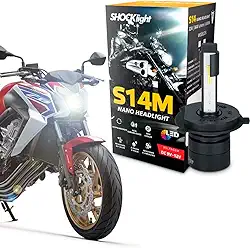 Lâmpada Led Moto H4 6000k 3600lm 32W Nano S14 Shocklight
