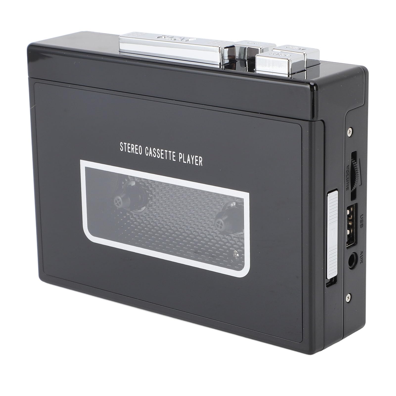 Haofy Lettore di Cassette Portatile con Auricolari Stereo, Registrazione MP3 USB per Musica Nostalgica, Corse in Auto, Convertire le Cassette in Digitale (B)