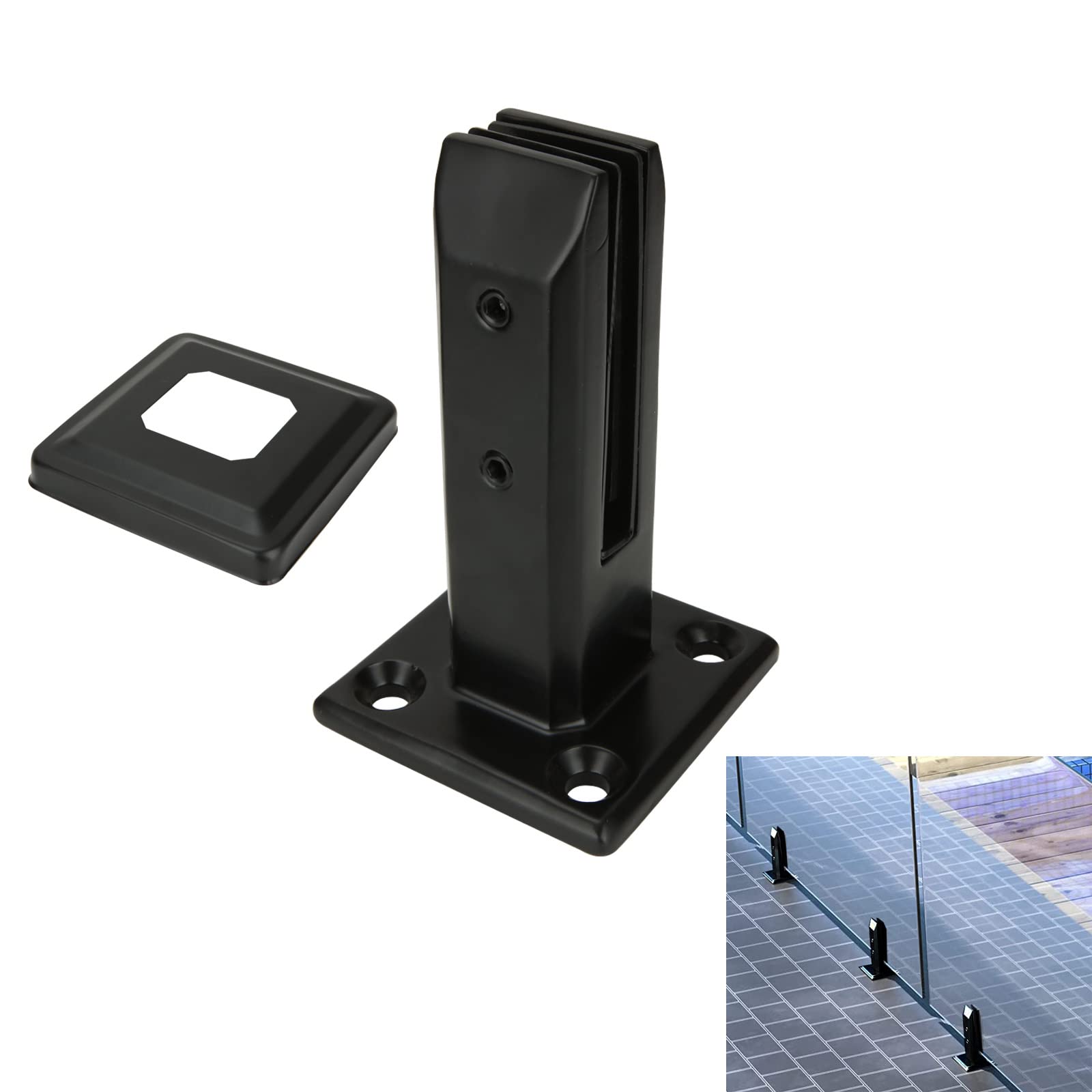 Acrux7 Glass Railing Post 304 Stainless Steel Glass Railing Clamp ...