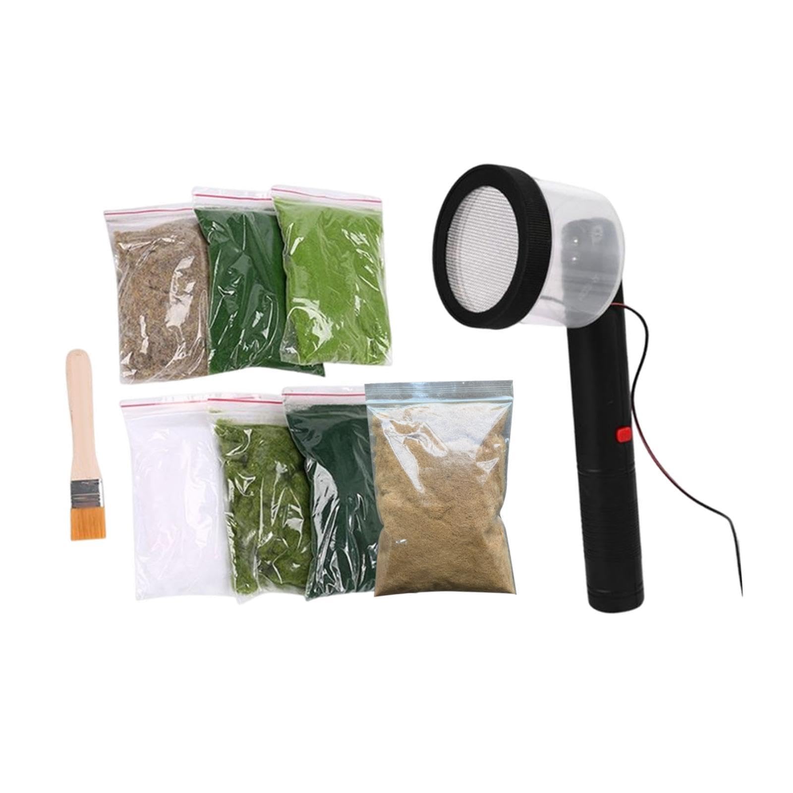 Colcolo Statische Gras Applikator Beflockung Kits für Diorama Miniatur Szene Modell