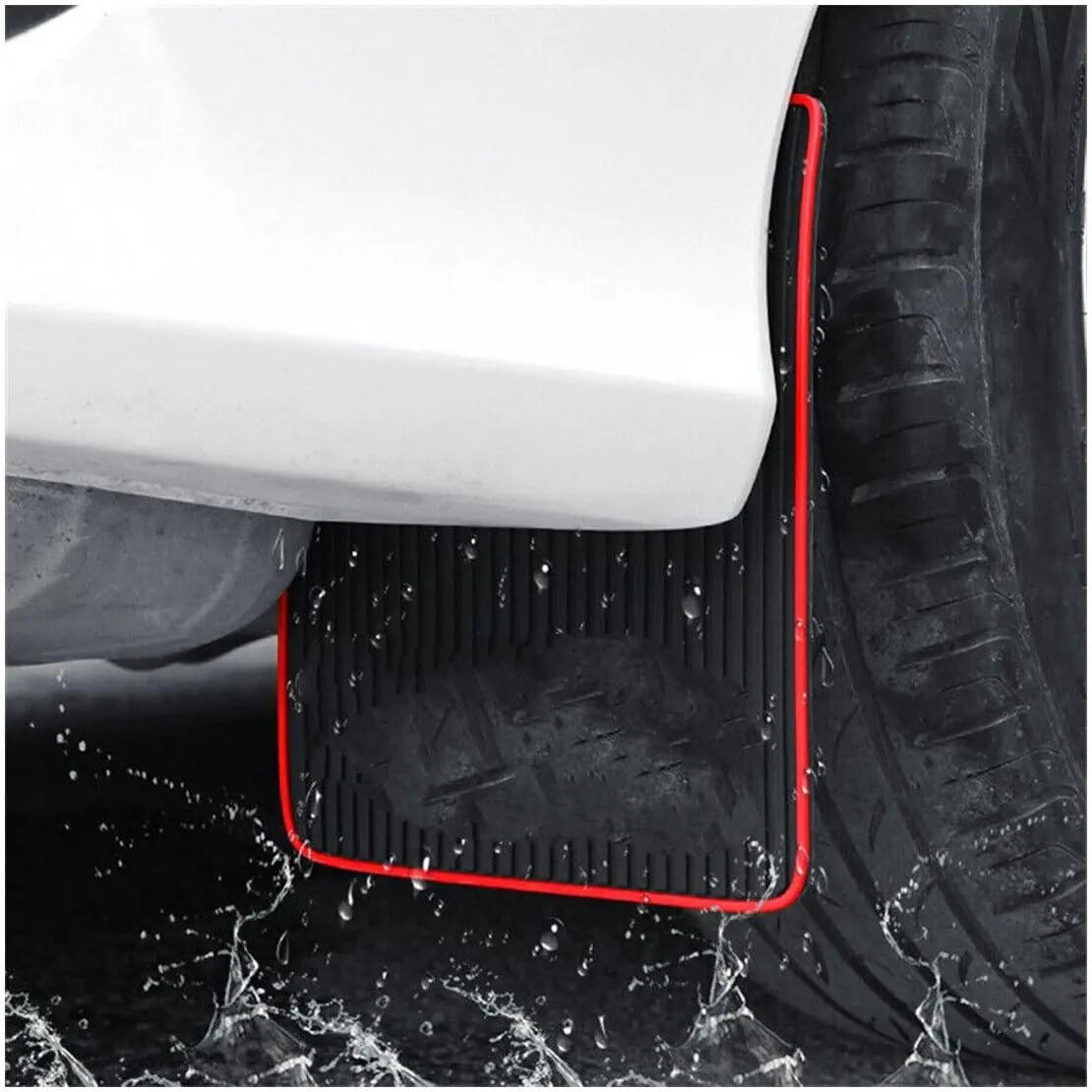 Universelle Schmutzfänger Kotflügel Vorne/hinten Für Auto, SUV & Offroad – PP-Spritzschutz Im 2er-Set, Inkl. Schrauben Und Bohrer