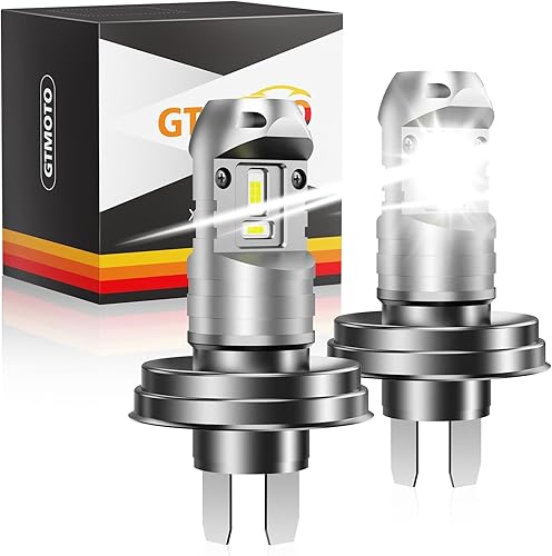 Miniatura 1 de GTMOTO Bombillas LED R2 para faros delanteros de tractor John Deere, Ford Massey Ferguson, reemplazo directo de 12 V, 45 W, P45t, potente haz doble