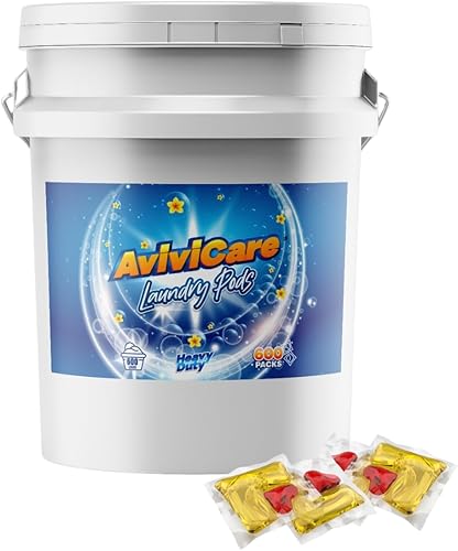 Avivacare - Cápsulas de detergente para lavandería, 100 paquetes de dos cápsulas para lavandería, hoteles, hostales, alquiler de apartamentos BnB,