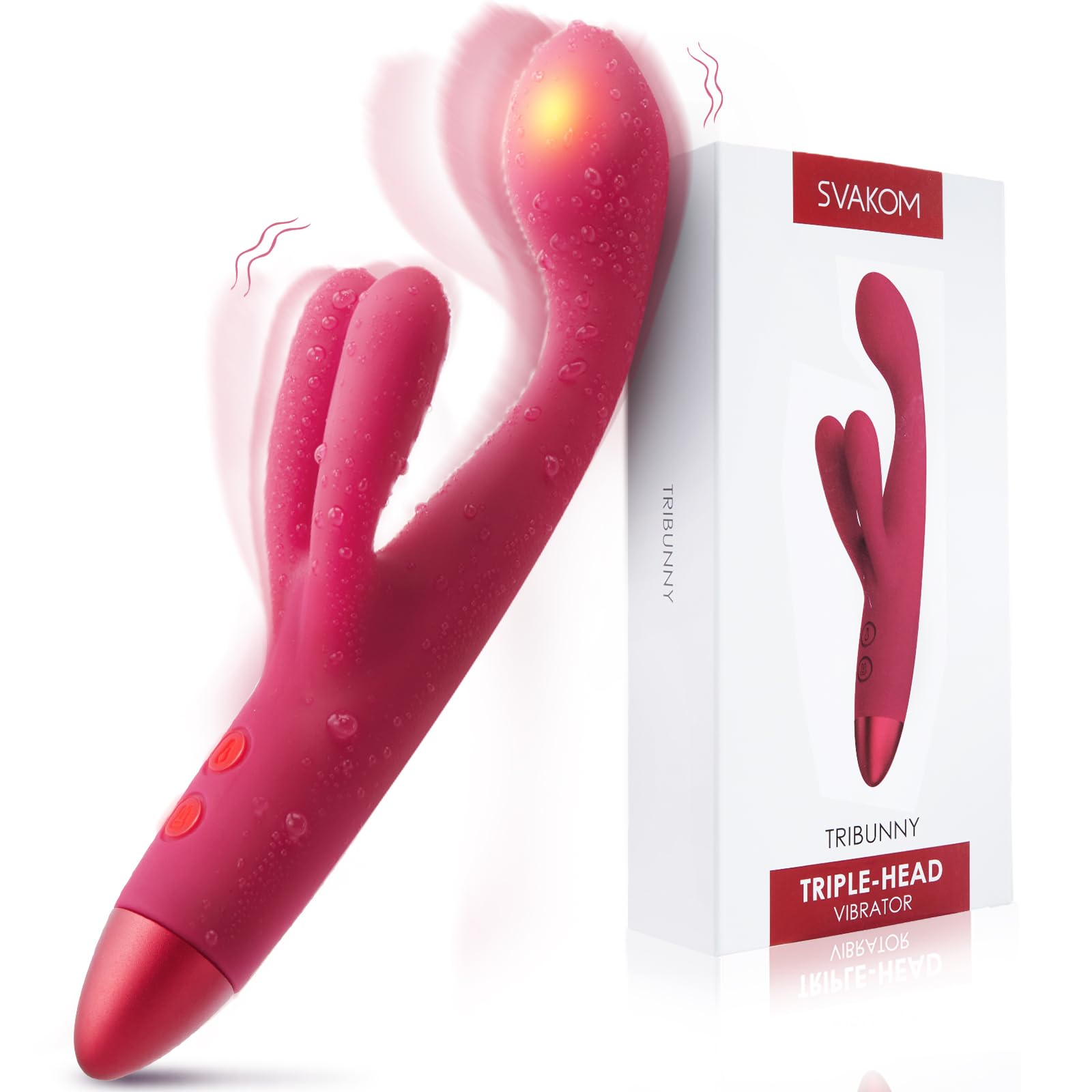 Amazon.com: Heated Dildo Vibrator Sex Toys for Women  SVAKOM Tribunny Long  Ear Rabbit Clitoral Stimulator, Finger-Shaped G Spot Dildos & Anal Plug,  Type-C Rechargeable Waterproof Adult Toy for Couples : Health