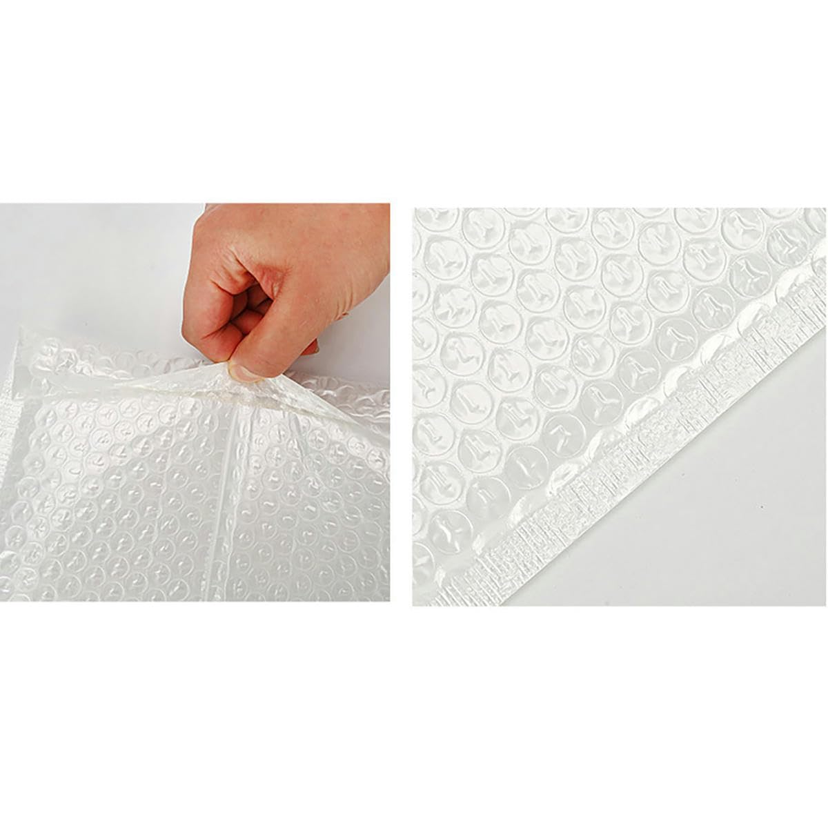 Buste a bolle d'aria da 50 pezzi Buste imbottite impermeabili per spedizioni con sigillo automatico Borse per imballaggio per spedizioni Bolle postali Bussiness Bag-20x25cm 50 pezzi_a
