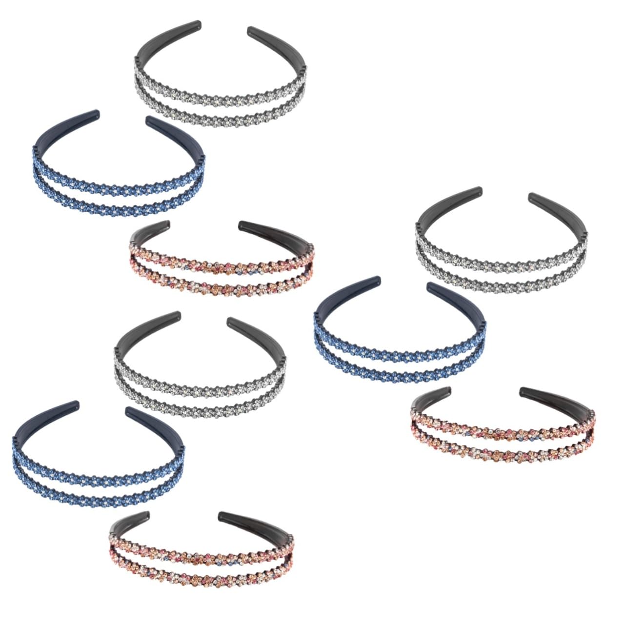 Beavorty 9 Pezzi Fasce Pettini Per Le Donne Donne Modo Della Fascia Del Per Sposa Fascia Hairband Dei Ragazza Per