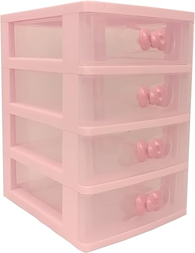 Caja de almacenamiento de color bonito para niñas, organizador de escritorio, baño, dormitorio, caja de almacenamiento de joyas para almacenar
