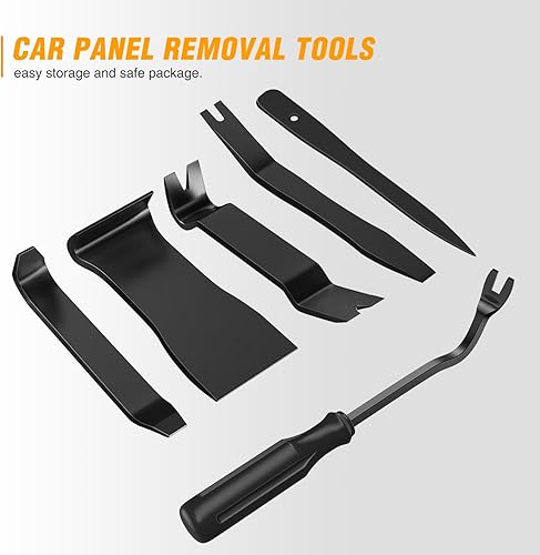 Miniatura 17 de GOOACC Kit de herramientas de eliminación de molduras automáticas de 9 piezas, kit de herramientas antiarañazos para el audio del automóvil, kit