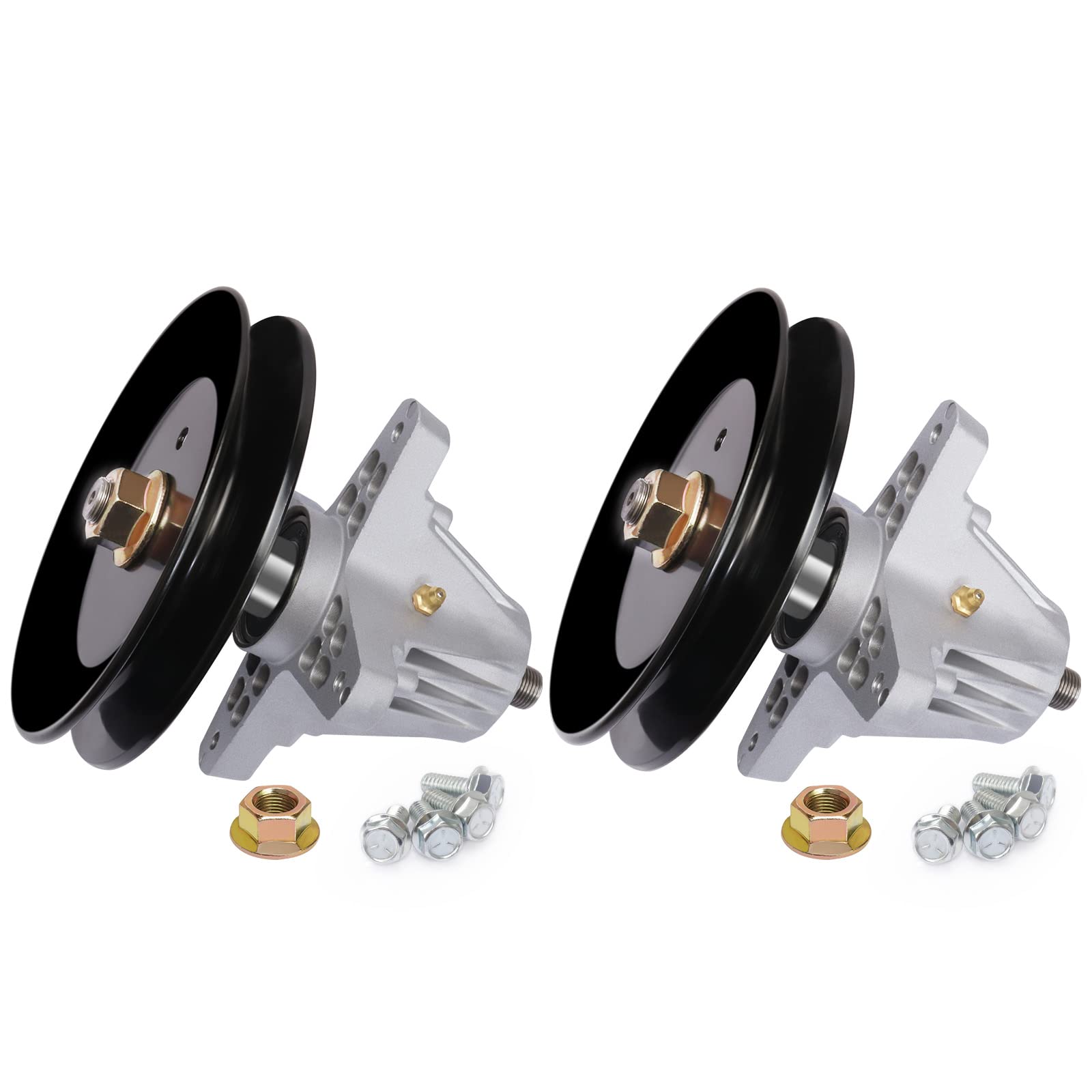 918-04822A 918-04822B 618-04822 918-04889 Conjunto de husillo – Repuesto para MTD, Troy-Bilt, Craftsman, Cub Cadet Mini Riders de 30 Pulgadas y Cubierta de cortacésped de Giro Cero de 42