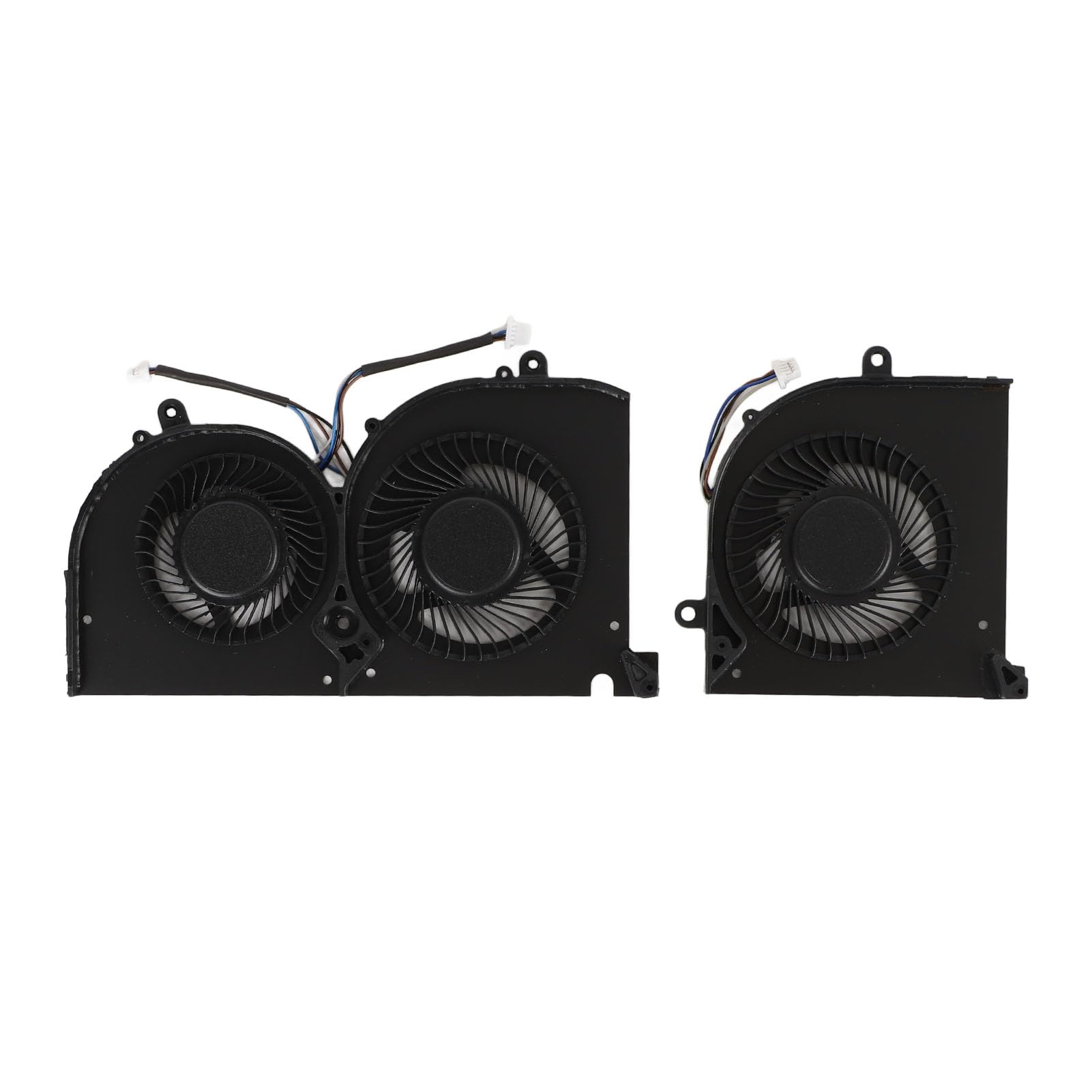 Dpofirs Set di Ventole di Raffreddamento CPU e GPU di Ricambio per Laptop, Design Compatto a Doppia Ventola, Adatto per GS75 P75 MS 17G1 MS BS5005HS U3I BS5005HS U3J per Professionisti IT