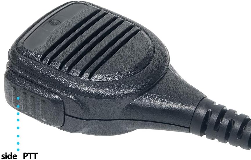 Handheld Speaker Mic Shoulder Microphone for Motorola APX4000 APX6000 APX7000 APX8000 XPR6350 XPR6550 XPR7350 XPR7550 XPR7580 2 Way Radio Walkie Talkie with 3.5mm Earpiece