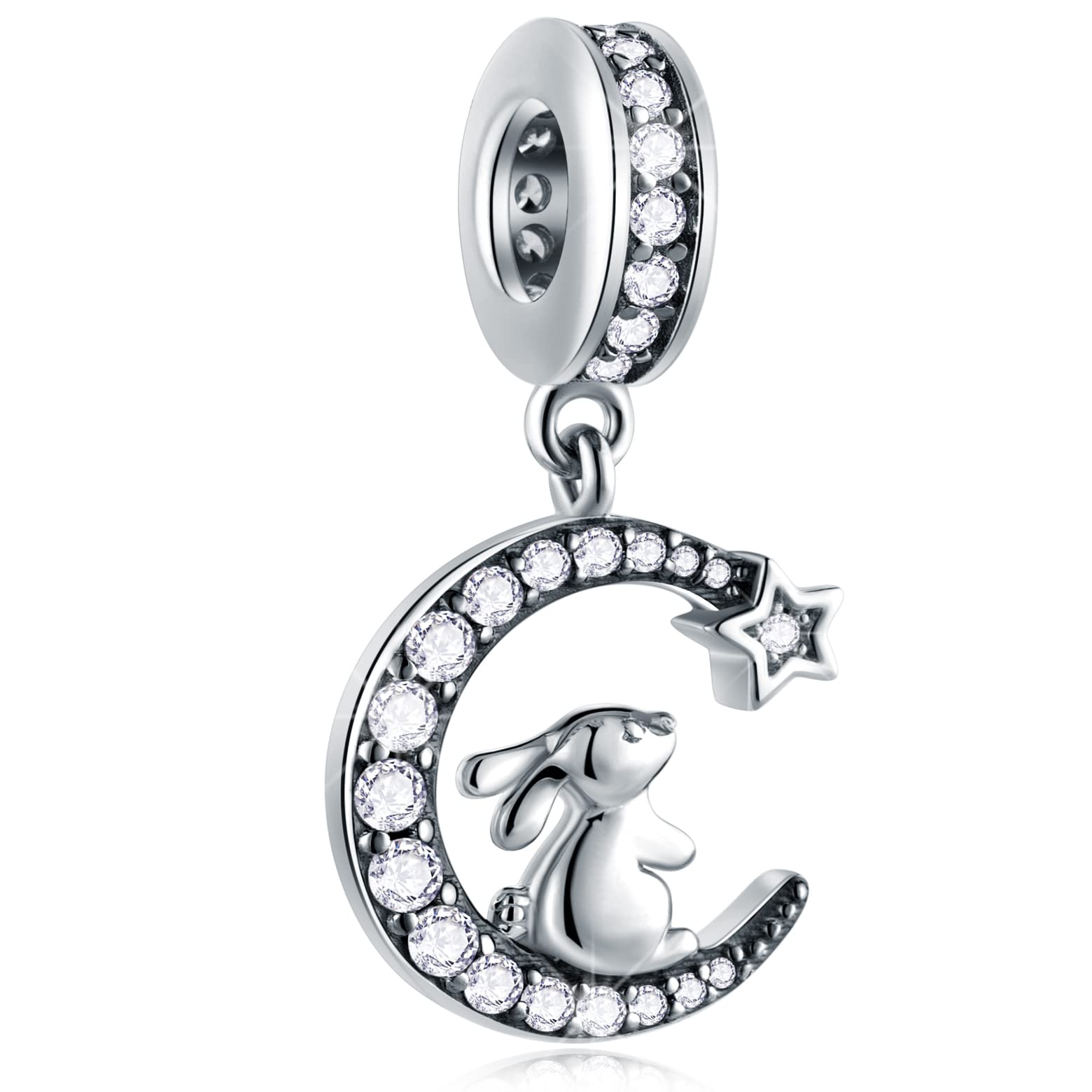 CRISNATA Dieren-insect bedels, 925 sterling zilver, paard, uil