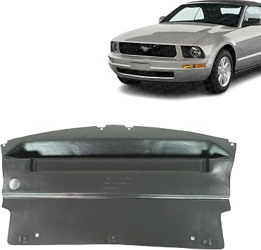 Front Engine Splash Shield Under Cover Compatible with Ford Mustang 2005-2009 | Direct Replacement | 5R3Z17626BA | FO1228101
