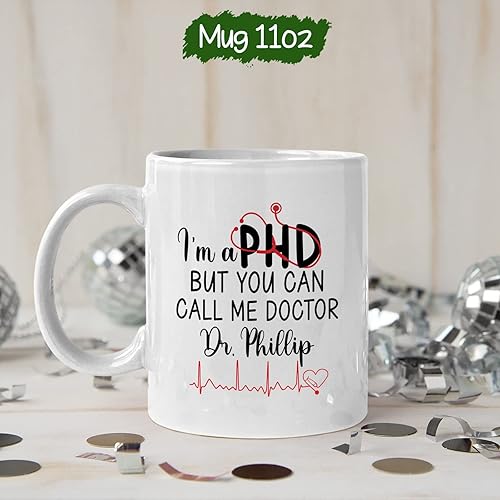 Miniatura 18 de Tazas personalizadas del mejor médico del mundo, tazas de café personalizadas con nombre, tazas de té personalizadas para médico, regalos de Taza