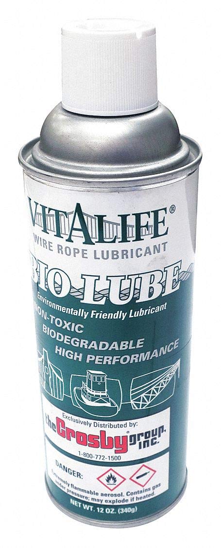 Lubricant, Clear, Aerosol Spray, 12 Oz.: Pulling And Lifting