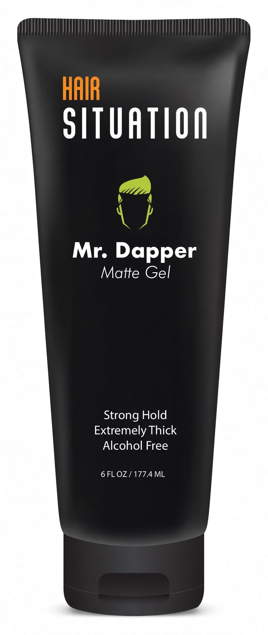Hair Situation Mr. Dapper Matte Hair Gel – Strong Hair Gel Style 6 Fl Oz