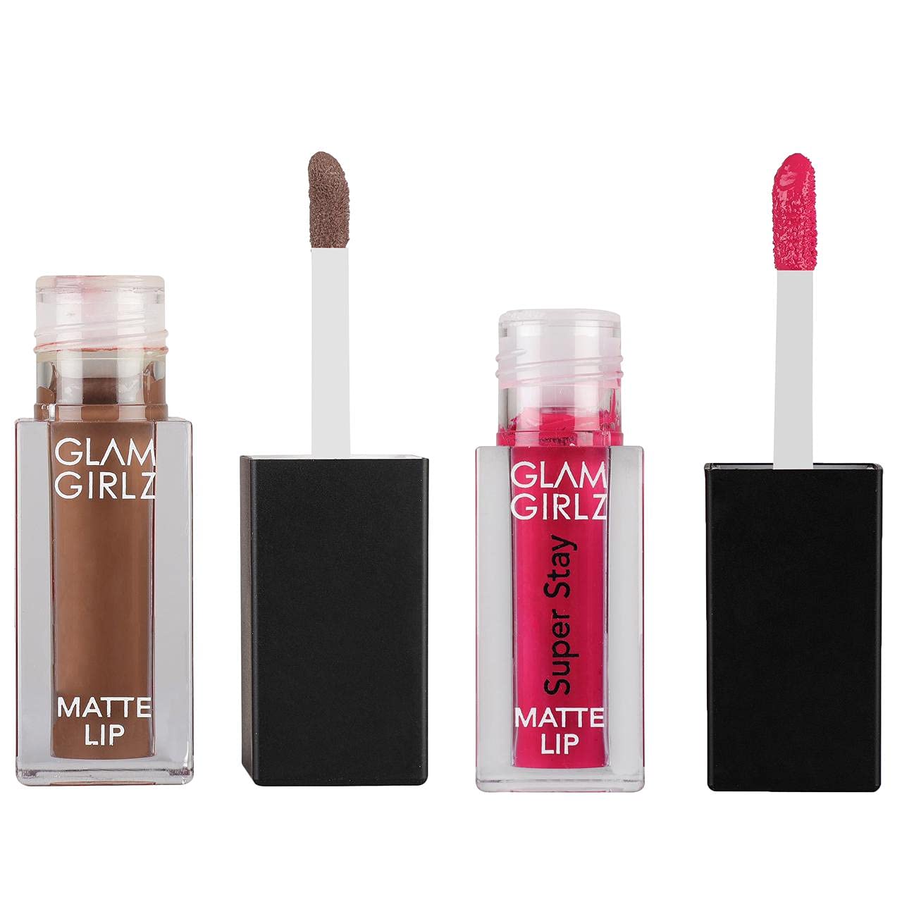 Glam Girlz Non Transfer Waterproof Liquid Matte Lipstick Combo (Shade: 22,09)-image-39